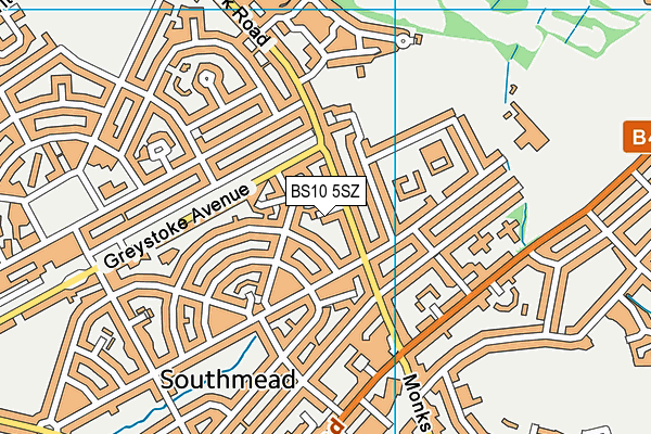 BS10 5SZ map - OS VectorMap District (Ordnance Survey) BS10 5SZ map - OS VectorMap District (Ordnance Survey)