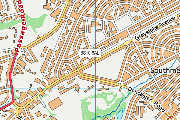 BS10 6AL map - OS VectorMap District (Ordnance Survey) BS10 6AL map - OS VectorMap District (Ordnance Survey)