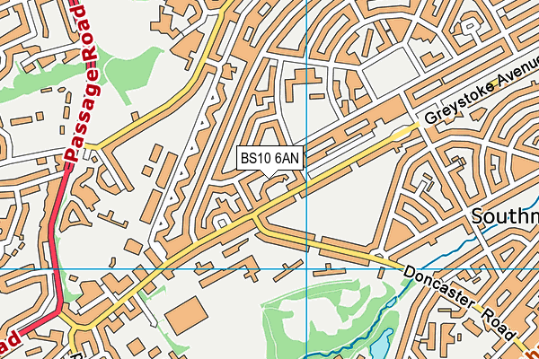 BS10 6AN map - OS VectorMap District (Ordnance Survey) BS10 6AN map - OS VectorMap District (Ordnance Survey)