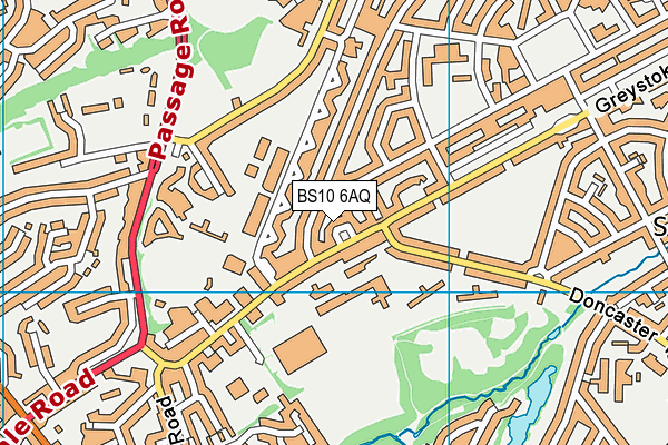BS10 6AQ map - OS VectorMap District (Ordnance Survey) BS10 6AQ map - OS VectorMap District (Ordnance Survey)