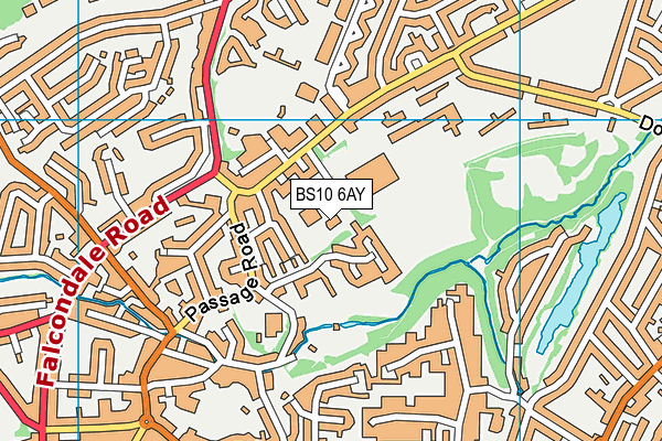 BS10 6AY map - OS VectorMap District (Ordnance Survey) BS10 6AY map - OS VectorMap District (Ordnance Survey)