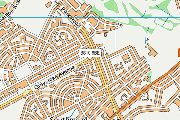 BS10 6BE map - OS VectorMap District (Ordnance Survey) BS10 6BE map - OS VectorMap District (Ordnance Survey)
