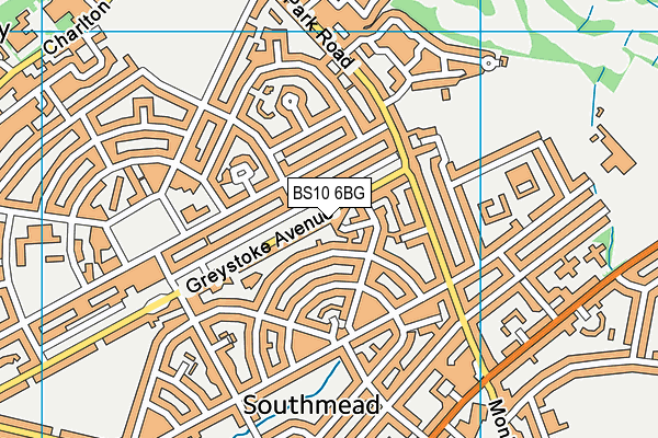 BS10 6BG map - OS VectorMap District (Ordnance Survey) BS10 6BG map - OS VectorMap District (Ordnance Survey)