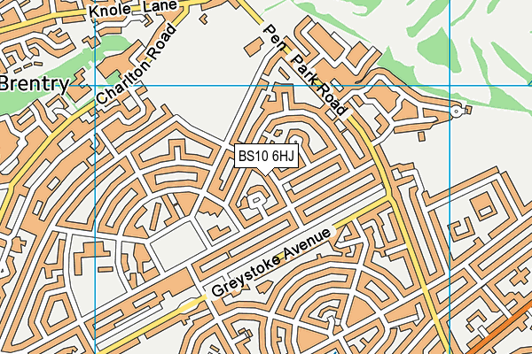 BS10 6HJ map - OS VectorMap District (Ordnance Survey) BS10 6HJ map - OS VectorMap District (Ordnance Survey)