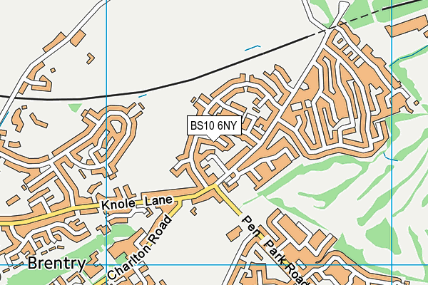 BS10 6NY map - OS VectorMap District (Ordnance Survey) BS10 6NY map - OS VectorMap District (Ordnance Survey)