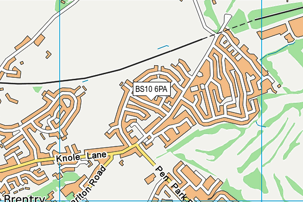 BS10 6PA map - OS VectorMap District (Ordnance Survey) BS10 6PA map - OS VectorMap District (Ordnance Survey)