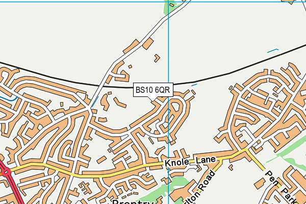 BS10 6QR map - OS VectorMap District (Ordnance Survey) BS10 6QR map - OS VectorMap District (Ordnance Survey)