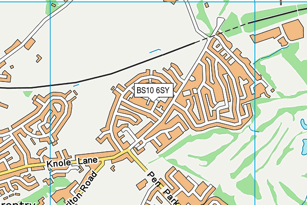 BS10 6SY map - OS VectorMap District (Ordnance Survey) BS10 6SY map - OS VectorMap District (Ordnance Survey)