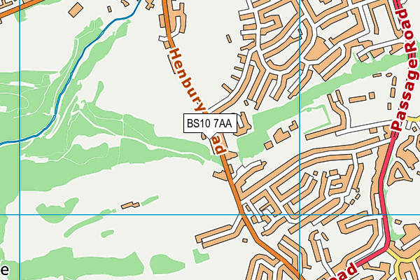 BS10 7AA map - OS VectorMap District (Ordnance Survey) BS10 7AA map - OS VectorMap District (Ordnance Survey)