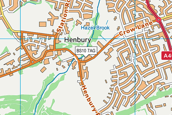 BS10 7AG map - OS VectorMap District (Ordnance Survey) BS10 7AG map - OS VectorMap District (Ordnance Survey)