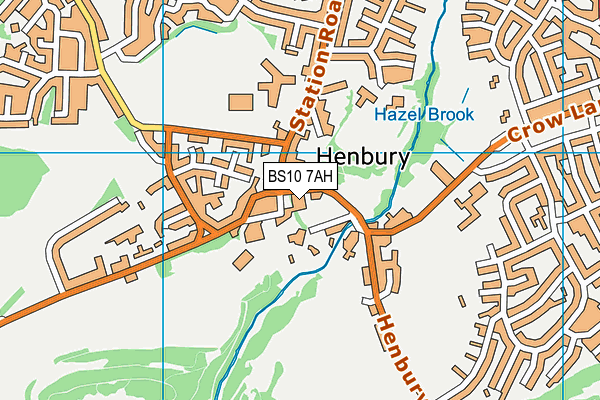 BS10 7AH map - OS VectorMap District (Ordnance Survey) BS10 7AH map - OS VectorMap District (Ordnance Survey)