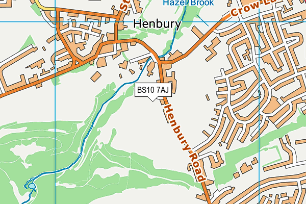 BS10 7AJ map - OS VectorMap District (Ordnance Survey) BS10 7AJ map - OS VectorMap District (Ordnance Survey)