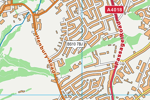 BS10 7BJ map - OS VectorMap District (Ordnance Survey)