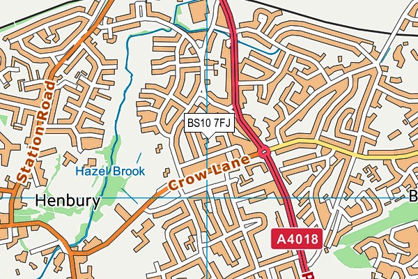 BS10 7FJ map - OS VectorMap District (Ordnance Survey) BS10 7FJ map - OS VectorMap District (Ordnance Survey)