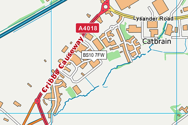 BS10 7FW map - OS VectorMap District (Ordnance Survey) BS10 7FW map - OS VectorMap District (Ordnance Survey)
