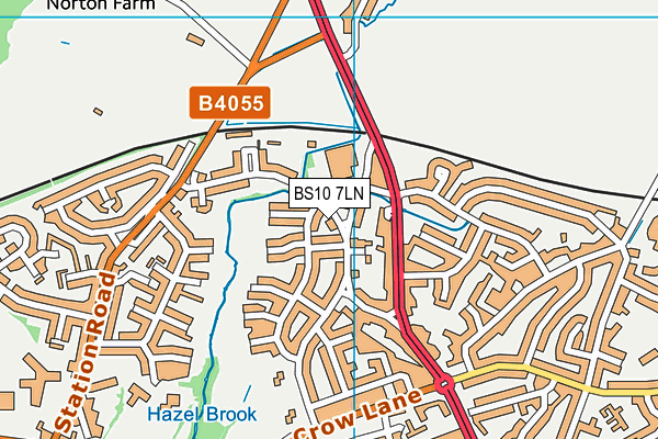 BS10 7LN map - OS VectorMap District (Ordnance Survey) BS10 7LN map - OS VectorMap District (Ordnance Survey)