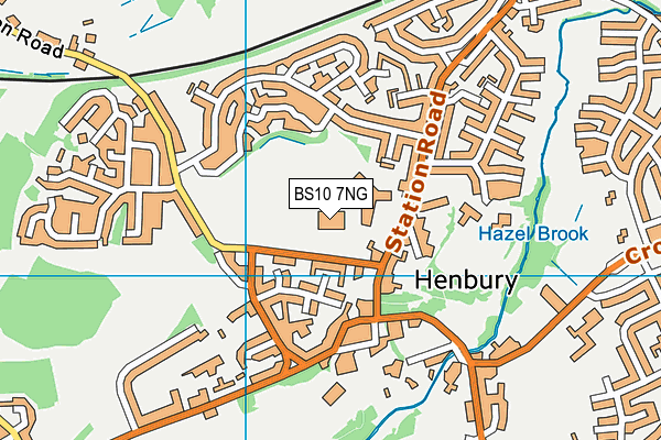 BS10 7NG map - OS VectorMap District (Ordnance Survey) BS10 7NG map - OS VectorMap District (Ordnance Survey)