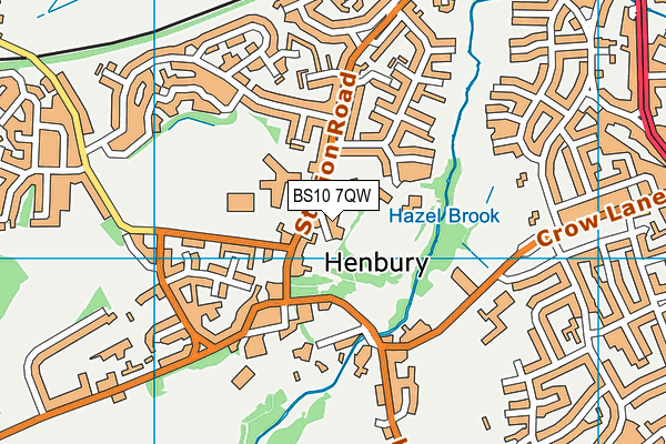BS10 7QW map - OS VectorMap District (Ordnance Survey) BS10 7QW map - OS VectorMap District (Ordnance Survey)