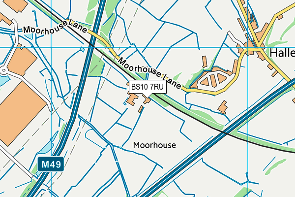 BS10 7RU map - OS VectorMap District (Ordnance Survey) BS10 7RU map - OS VectorMap District (Ordnance Survey)