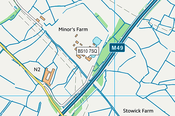 BS10 7SQ map - OS VectorMap District (Ordnance Survey) BS10 7SQ map - OS VectorMap District (Ordnance Survey)