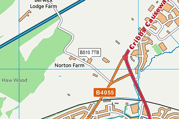 BS10 7TB map - OS VectorMap District (Ordnance Survey) BS10 7TB map - OS VectorMap District (Ordnance Survey)