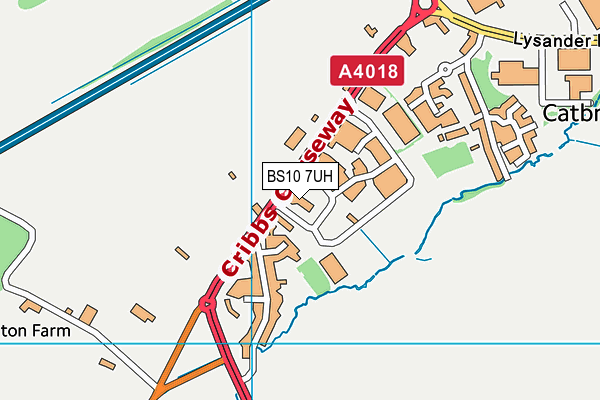 BS10 7UH map - OS VectorMap District (Ordnance Survey) BS10 7UH map - OS VectorMap District (Ordnance Survey)
