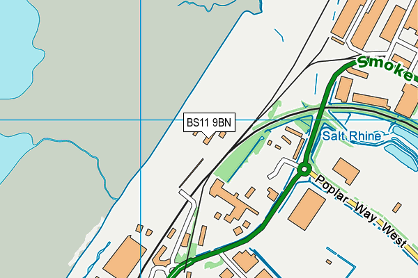 BS11 9BN map - OS VectorMap District (Ordnance Survey) BS11 9BN map - OS VectorMap District (Ordnance Survey)