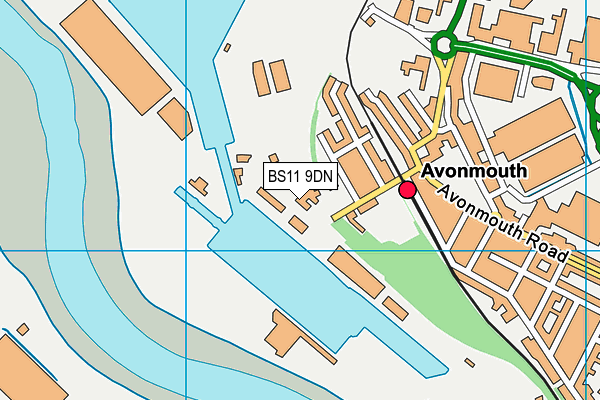 BS11 9DN map - OS VectorMap District (Ordnance Survey) BS11 9DN map - OS VectorMap District (Ordnance Survey)
