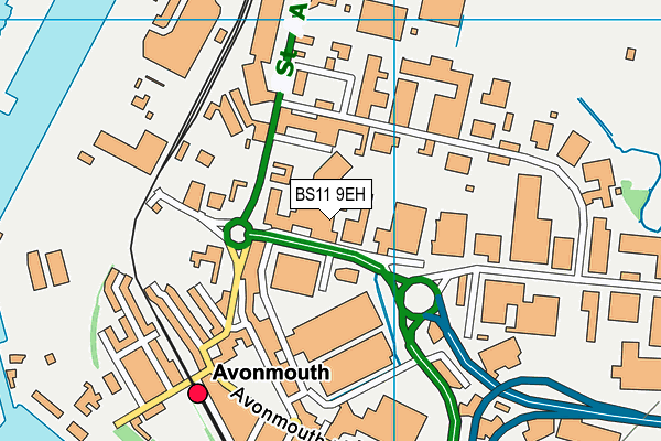 BS11 9EH map - OS VectorMap District (Ordnance Survey) BS11 9EH map - OS VectorMap District (Ordnance Survey)