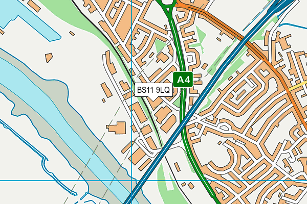 BS11 9LQ map - OS VectorMap District (Ordnance Survey) BS11 9LQ map - OS VectorMap District (Ordnance Survey)