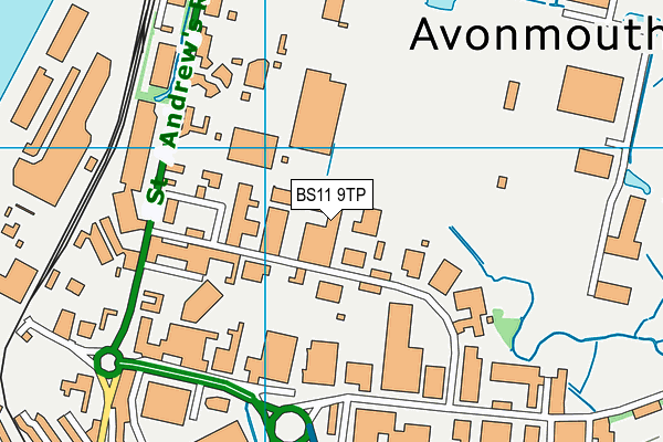 BS11 9TP map - OS VectorMap District (Ordnance Survey) BS11 9TP map - OS VectorMap District (Ordnance Survey)