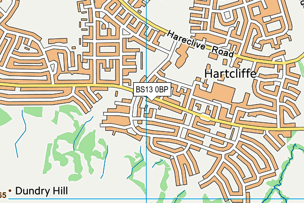 BS13 0BP map - OS VectorMap District (Ordnance Survey) BS13 0BP map - OS VectorMap District (Ordnance Survey)
