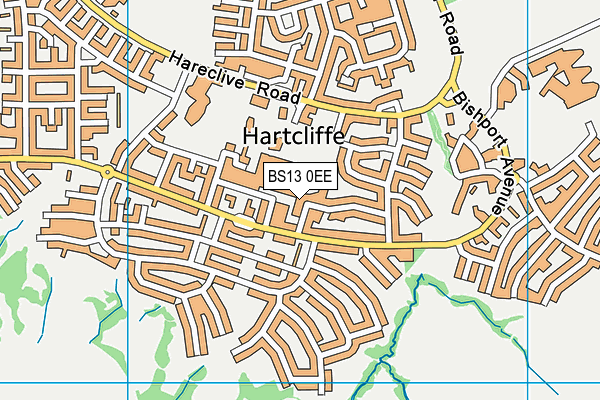 BS13 0EE map - OS VectorMap District (Ordnance Survey) BS13 0EE map - OS VectorMap District (Ordnance Survey)