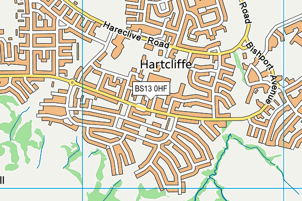 BS13 0HF map - OS VectorMap District (Ordnance Survey) BS13 0HF map - OS VectorMap District (Ordnance Survey)