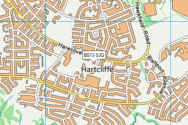 BS13 0JQ map - OS VectorMap District (Ordnance Survey) BS13 0JQ map - OS VectorMap District (Ordnance Survey)