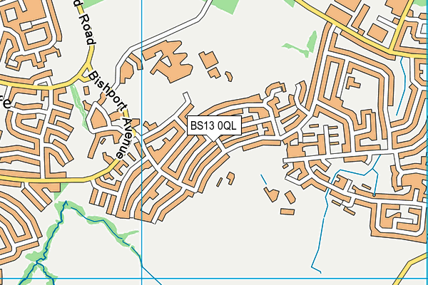 BS13 0QL map - OS VectorMap District (Ordnance Survey) BS13 0QL map - OS VectorMap District (Ordnance Survey)