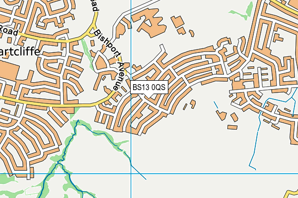 BS13 0QS map - OS VectorMap District (Ordnance Survey) BS13 0QS map - OS VectorMap District (Ordnance Survey)