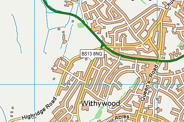 BS13 8NQ map - OS VectorMap District (Ordnance Survey) BS13 8NQ map - OS VectorMap District (Ordnance Survey)