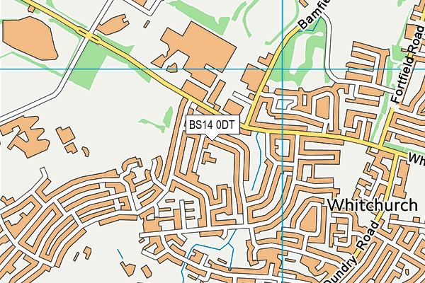BS14 0DT map - OS VectorMap District (Ordnance Survey) BS14 0DT map - OS VectorMap District (Ordnance Survey)