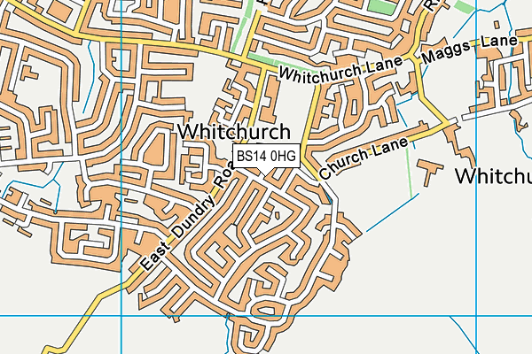 BS14 0HG map - OS VectorMap District (Ordnance Survey) BS14 0HG map - OS VectorMap District (Ordnance Survey)