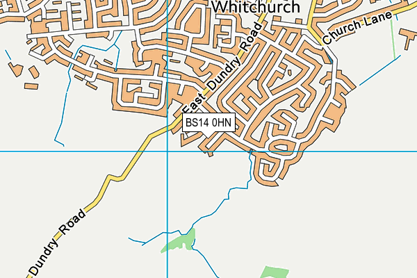 BS14 0HN map - OS VectorMap District (Ordnance Survey) BS14 0HN map - OS VectorMap District (Ordnance Survey)