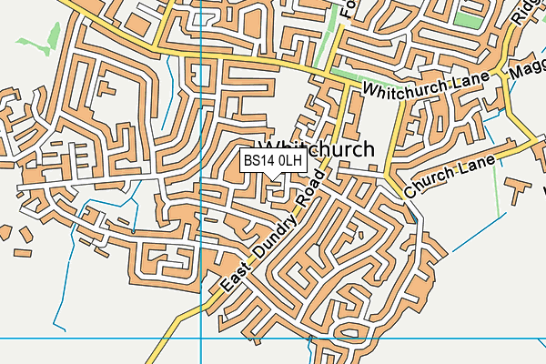 BS14 0LH map - OS VectorMap District (Ordnance Survey) BS14 0LH map - OS VectorMap District (Ordnance Survey)