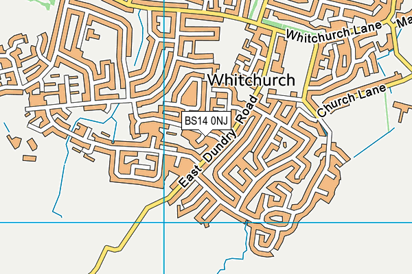 BS14 0NJ map - OS VectorMap District (Ordnance Survey) BS14 0NJ map - OS VectorMap District (Ordnance Survey)