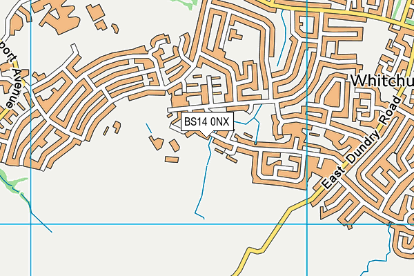 BS14 0NX map - OS VectorMap District (Ordnance Survey) BS14 0NX map - OS VectorMap District (Ordnance Survey)