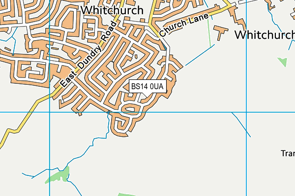 BS14 0UA map - OS VectorMap District (Ordnance Survey) BS14 0UA map - OS VectorMap District (Ordnance Survey)