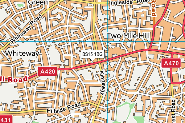 BS15 1BG map - OS VectorMap District (Ordnance Survey) BS15 1BG map - OS VectorMap District (Ordnance Survey)