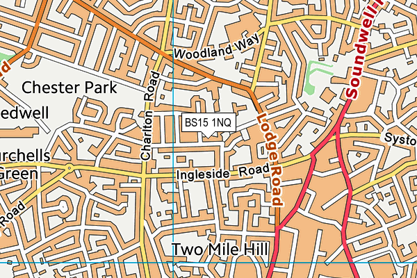 BS15 1NQ map - OS VectorMap District (Ordnance Survey) BS15 1NQ map - OS VectorMap District (Ordnance Survey)