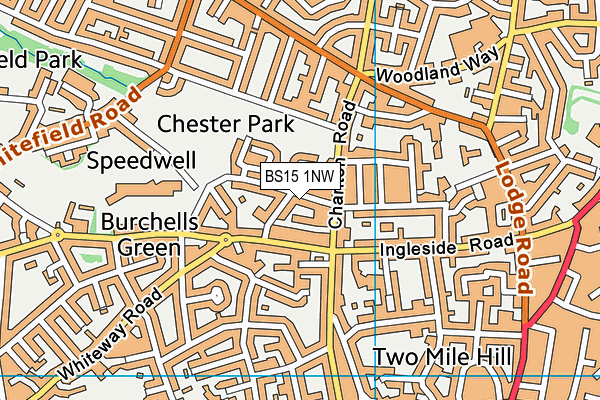 BS15 1NW map - OS VectorMap District (Ordnance Survey) BS15 1NW map - OS VectorMap District (Ordnance Survey)