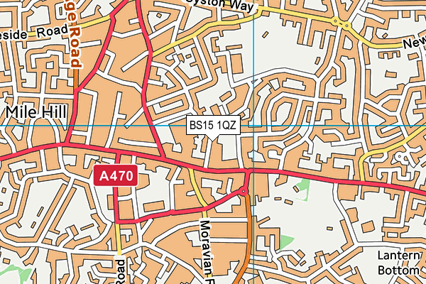 BS15 1QZ map - OS VectorMap District (Ordnance Survey) BS15 1QZ map - OS VectorMap District (Ordnance Survey)