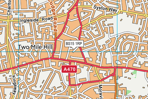 BS15 1RP map - OS VectorMap District (Ordnance Survey) BS15 1RP map - OS VectorMap District (Ordnance Survey)